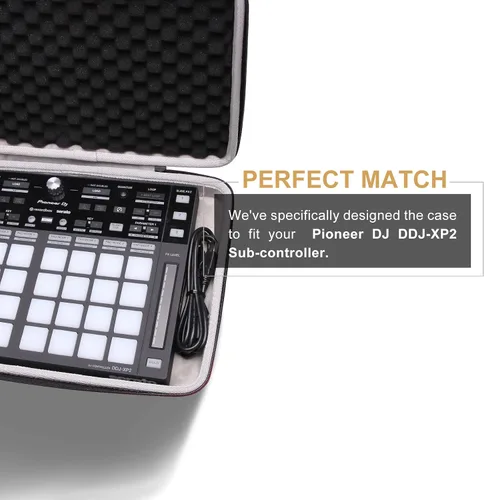 Vista 3 de LTGEM - Funda rígida de EVA para Pioneer DJ DDJ-XP2 Subcontrolador - Bolsa protectora de almacenamiento