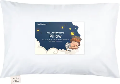 Vista 10 de Almohada para niños pequeños con funda - 13 x 18 pulgadas My Little Dreamy Almohada para niños pequeños de KeaBabies para viajar y dormir, funda