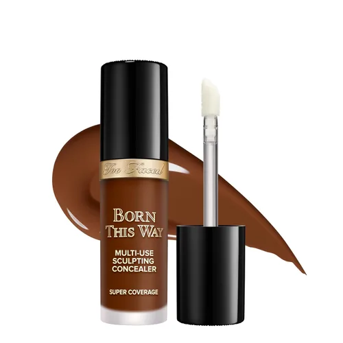 Vista 16 de Too Faced Born This Way Super Coverage Multi-Use Concealer Full-Coverage Hydrating Concealer for Dark Circles & Blemishes with Natural Finish