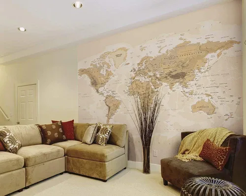 Vista 2 de OhPopsi WALS0242 Mural de pared Sepia World