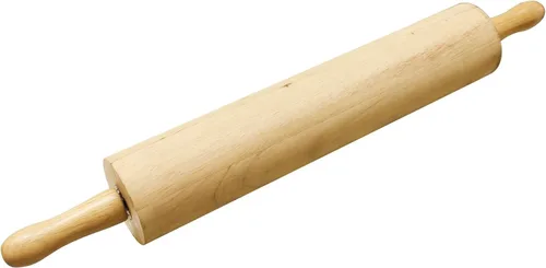 Vista 4 de TrueCraftware - Rodillo de madera de 13 pulgadas de diámetro de 3-1/4 pulgadas - Rodillo de madera para masa, rodillos clásicos de madera para todas