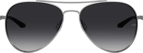 Vista 3 de Under Armour Gafas de sol UA Instinct Pilot para adultos, Rutenio Oscuro/Gris Polarizado