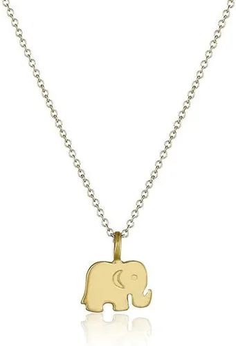 Vista 18 de LANG XUAN 2 piezas - Collar de amistad de mariposa, de la suerte, elefante, perla, circulo, collar con dije para mujer.
