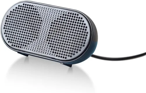 Vista 5 de Altavoz USB Mini Altavoz de computadora Estéreo alimentado Multimedia para Notebook Laptop PC (Negro)