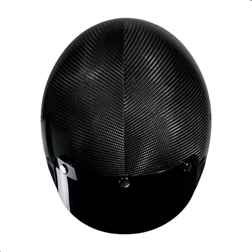 Vista 8 de HJC V31 Casco de motocicleta de carbono sólido con visera IS-10, aprobado por DOT (carbono, pequeño)