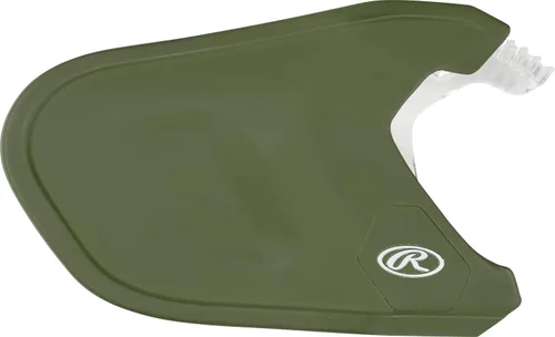 Vista 7 de Rawlings Protector facial de ajuste MACH Pieza de extensión ajustable Se adapta a cascos de la serie Mach Mate Opciones LHB y RHB Negro