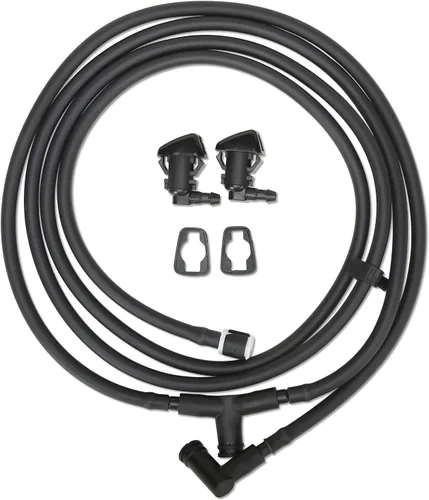 Vista 9 de MITZONE Kit de boquillas para limpiaparabrisas Compatible con 2004-2017 Dodge Ram 1500 2500 3500 Durango Charger Journey Grand Caravan Avenger Jeep