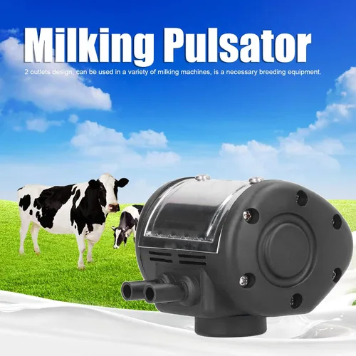 Vista 2 de Pulsador MUNEFE para ordeñadora, 2 salidas de plástico, L80 PA-2 Pulsador universal, para ordeñador de ovejas de vaca, equipo de cultivo