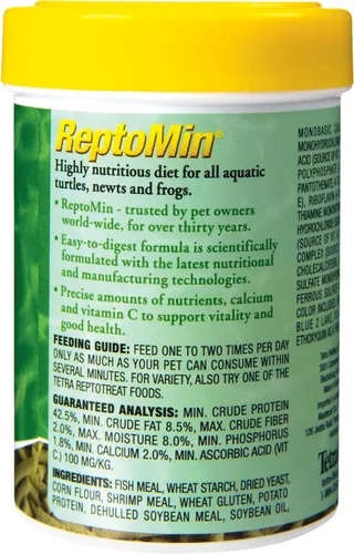 Vista 6 de Tetra ReptoMin Palitos de Comida Flotantes, Alimento para Tortugas Acuáticas, Tritones y Ranas, 1.94 oz