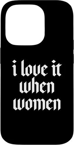 Vista 17 de Love it When Women Subtle Lesbian Funny Minimal Bi Pride Gay Case for iPhone 16