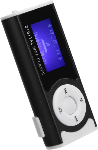 Vista 8 de Reproductor de MP3, soporte para reproductor de música 16 GB, tarjeta de extensión LCD, reproductor de música digital portátil con cable USB