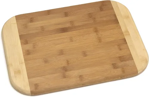 Vista 8 de Lipper International Tabla de cortar y servir de madera de bambú de dos tonos, pequeña, 8 x 6 x 5/16 pulgadas, juego de 12