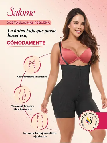 Vista 2 de Salome Fajas Colombianas Moldeadoras Strapless Stage 2 Faja Body Shaper for Women Butt Lifting Shapewear Negro 215