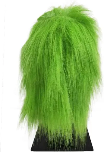 Vista 5 de WPOYM Máscara de Navidad para cosplay accesorios de máscara de monstruo verde accesorios de disfraz de mascarada máscara de cabeza completa de látex