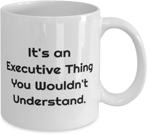 Vista 2 de New Executive 11oz 15oz Mug, It's an Executive Thing You Wouldn't Understand, Present For Coworkers, Nice Gifts From Boss, Gratitude, Thankful