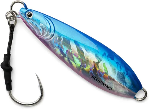 Vista 24 de BLUEWING Señuelos de pesca para agua salada de paso lento, plantillas verticales de 2.82 oz-35.27 oz cebo de hundimiento de peces con gancho de Big