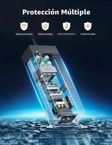 Vista 5 de AstroAI Compresor de aire, convertidor de CA a CC de 10 A y cable de extensión para encendedor de cigarrillos