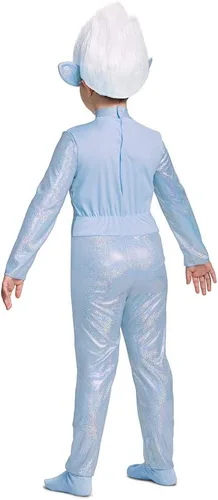 Vista 2 de Disfraz de diamante pequeño, Trolls World Tour Tiny Diamond Troll disfraz para niños con tocado