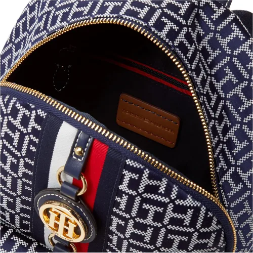 Vista 5 de Tommy Hilfiger Jaden Plus - Mochila para mujer, Azul marinoBlanco, Tamaño único