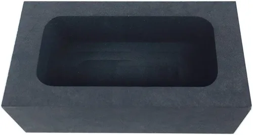 Vista 10 de Molde de lingote de grafito de oro y plata para fundir refinación de fundición (4.4 lbs)