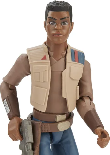 Vista 4 de STAR WARS Galaxy of Adventures The Rise of Skywalker Finn Figura de acción de 5 pulgadas con divertido movimiento de acción Blaster