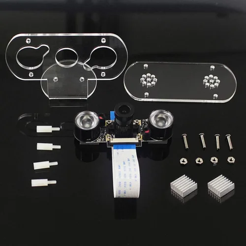 Vista 4 de HiLetgo Cámara Raspberry Pi 5MP OV5647 Cámara web de enfoque ajustable Módulo de cámara de visión nocturna Video 1080p para Raspberry-pi 2
