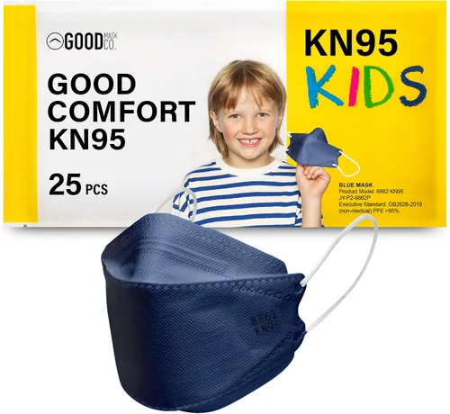 Vista 8 de Good Mask Co. Good Comfort KN95 Face Mask, Disposable KN95 Face Mask, Folding, Comfortable Face Masks, Bulk Face Masks