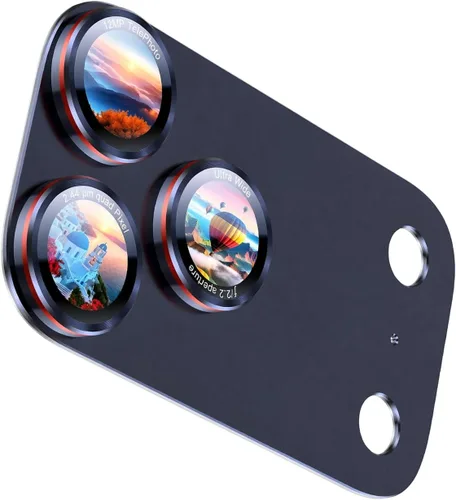 Vista 7 de Uyiton Paquete de 3 protectores de meseta de cámara para iPhone 18/17
