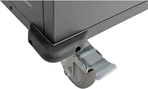 Vista 5 de Tripp Lite Estación de almacenamiento de carrito de carga móvil de CA de 21 puertos para Chromebooks, iPads, portátiles, tabletas, negro (CSC21AC)