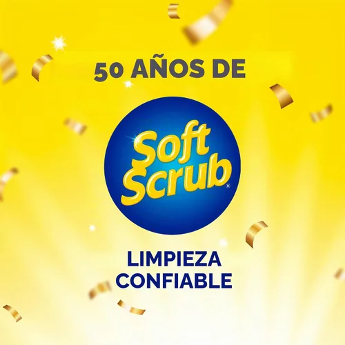 Vista 10 de Soft Scrub Limpiador de superficies multiusos, limón, 36 onzas líquidas