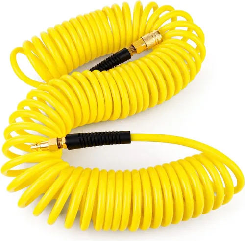 Vista 13 de 2 mangueras de aire de retroceso de poliuretano, 1/4 pulgadas de Amarillo