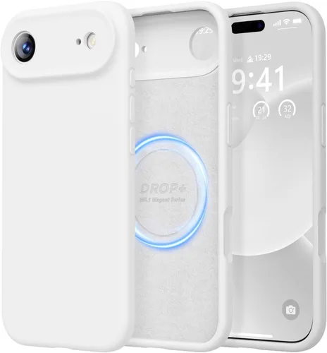Vista 288 de LOVE 3000 Diseñada para Funda iPhone Air, Silicona Premium [Compatible con Magsafe][Forro de Microfibra Suave Anti-Rayones] Funda Protectora