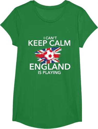 Vista 47 de I Can't Keep Calm England Is Playing - Camiseta para amantes del fútbol, Negro