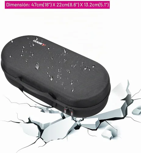 Vista 6 de RLSOCO Estuche Rígido para Dyson Airwrap Complete Long/Complete Styler HS08 HS05 HS01, NO para Dyson Airwrap i.d. - Se ajusta a 4 piezas de barriles