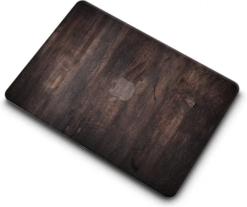 Vista 5 de Funda compatible con MacBook Air de 11 pulgadas, cubierta protectora de plástico y cubierta de teclado, grano de madera