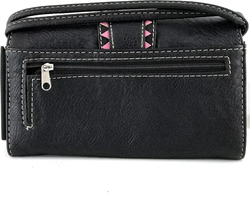 Vista 8 de Zelris Buckle Abstracto Mariposa Artwork Mujeres Ocultar Llevar Bolso Cartera Set