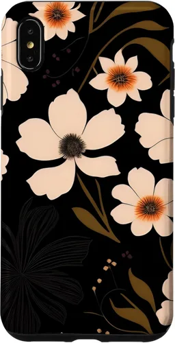 Vista 7 de Funda para iPhone 14 de flores silvestres botánicas de peonías verde oliva