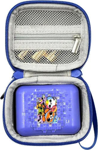 Vista 4 de Estuche rígido de EVA compatible con Bitzee Digital Pet Interactive Virtual Toy Interactivo, soporte de viaje de almacenamiento para Bitzee Virtual