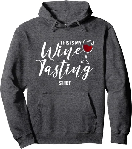 Vista 4 de This Is My Wine Tasting - Sudadera con capucha para beber vino rojo Negro