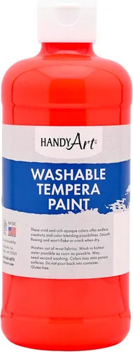 Vista 46 de Handy Art Little Masters - Pintura lavable, 16 onzas, color negro Bright & Mixable, High Opacity, Washable Colors for Classroom, Students, Kids