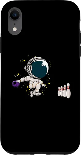 Vista 25 de Astronaut Bowling Player Bowling Ball Pins Bowling Team Case for iPhone 16