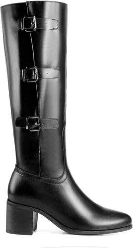 Vista 2 de ANN CREEK Botas de equitación con triple hebilla y diseño de moda 'Tarum' para mujer