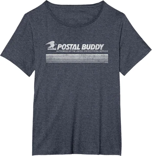 Vista 13 de USPS Vintage Postal Buddy - Camiseta, Negro, S