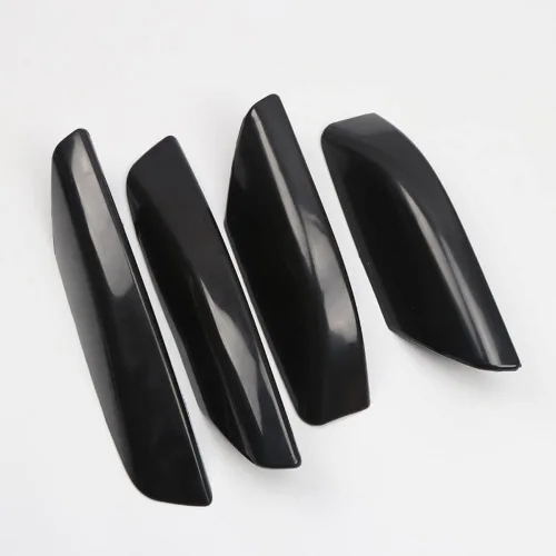 Vista 7 de HIGH FLYING Cubiertas protectoras negras para patas de rieles de techo para Toyota 4Runner N210 2003-2009 Negro