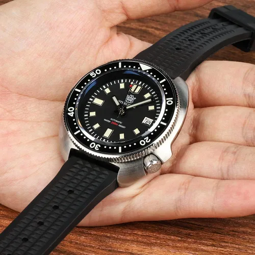 Vista 5 de Steeldive - Reloj automático para hombre 1970 SD1970 Reloj de pulsera NH35 Movimiento 200M Relojes de buceo