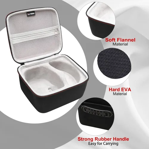 Vista 3 de LTGEM - Funda compatible con Howard Leight Impact Sport Amplificación de sonido electrónica y gafas de seguridad, bolsa de almacenamiento