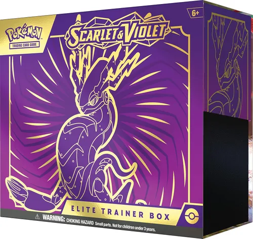 Vista 3 de Pokémon TCG: Estuche de Entrenador Élite de Scarlet y Violet - Miraidon Púrpura