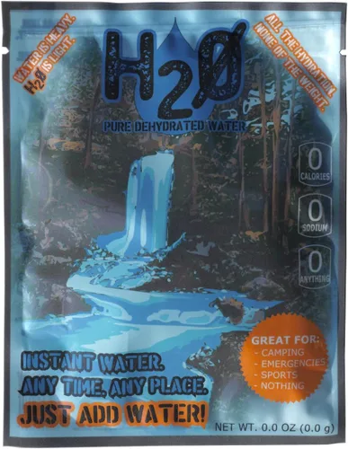 Vista 2 de Paquete de broma de agua deshidratada H2Zero Drink Mix Gag Gift (paquete de 4) Idea de regalo divertida de elefante blanco