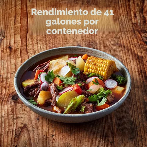 Vista 5 de Knorr Professional Caldo de Res, caldo de carne con base granulada de sabor a carne, caldo como base, marinada, potenciador de sabor, conveniente