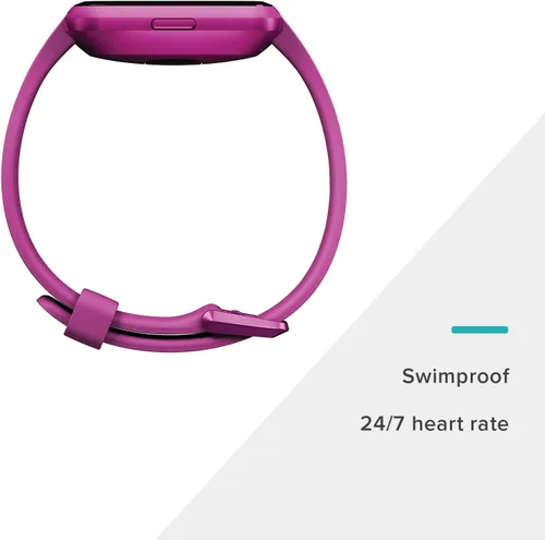 Vista 3 de Fitbit Versa Lite Edition Smart Watch, talla única (bandas S y L incluidas), 1 unidad